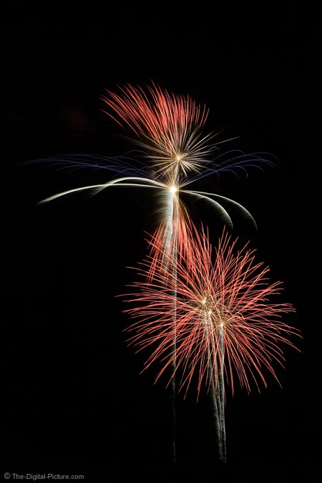 Patriotic Fireworks Display