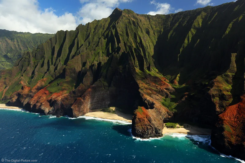 Na Pali Coast Aerial Picture