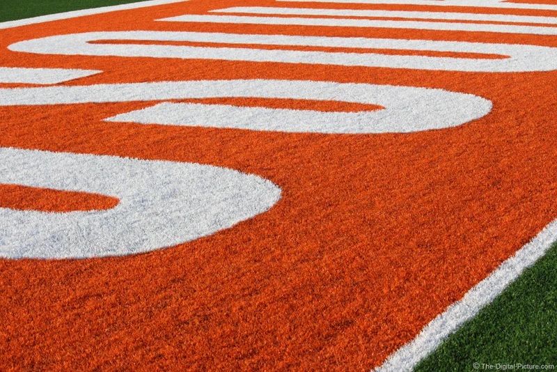 University Football Field End Zone