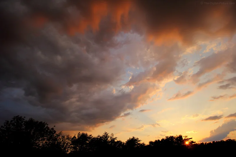 Drama in the Sky, a Wide Angle Sunset