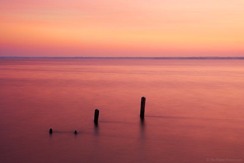 Pink Sunset Reflection In Barnegat Bay Nj 