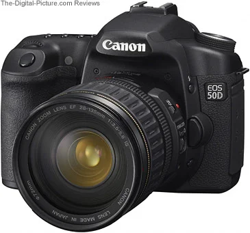 How Crop Factor Affects the Canon EOS 50D SLR camera