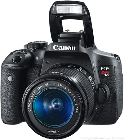 Cámara Digital Canon EOS Rebel T6i-750D Kit 18-55mm