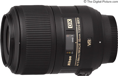 Nikon 85mm f/3.5G AF-S DX VR Micro Nikkor Lens