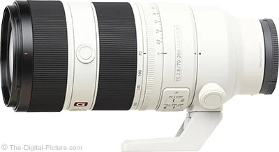 Sony FE 70-200mm f/2.8 GM OSS II Full-Frame Autofocus Lens for E-Mount,  White {77} with Tripod Foot (SEL70200GM2) at KEH Camera