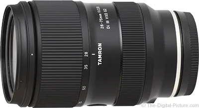 The A036 TAMRON 28-75mm F/2.8 Sony E-Mount Di III RXD